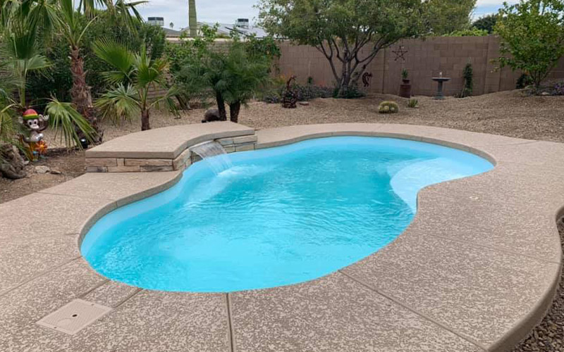 Crystal Cove fiberglass pool sales