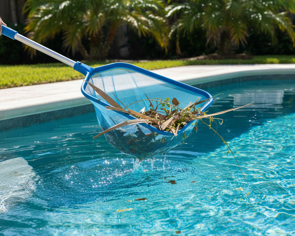 book fast pool leaf and debris cleaning near Lake City Florida today